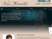 Tablet Screenshot of drhernandez.com